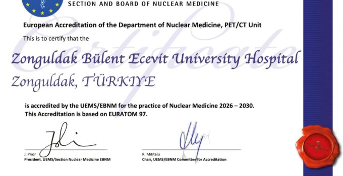 Zonguldak Bülent Ecevit Üniversitesi Hastanesi’nden Avrupa akreditasyonu
