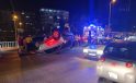 Ereğli’de iki araca çarpan otomobil takla attı: 1 yaralı