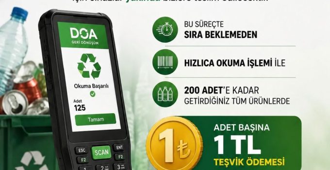 Sıfır Atık Uygulamasında İade Noktaları Yaygınlaşıyor