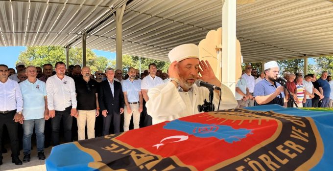 Zonguldak Şoförler Odası’nın eski başkanı Alaattin Toros toprağa verildi