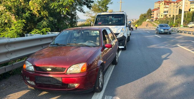 Zonguldak’ta köpeğe çarpmamak için fren yapan araca zincirleme kaza: 5 yaralı