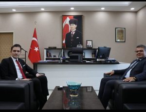 Zonguldak Meteoroloji İl Müdürü Maraşlı’dan Kozlu Kaymakamı Çakır’a ziyaret