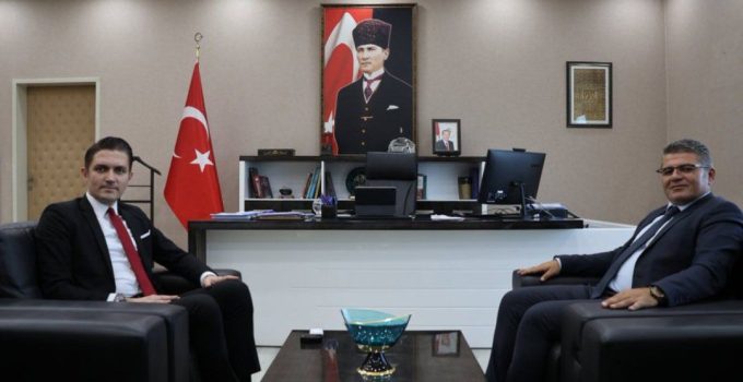 Zonguldak Meteoroloji İl Müdürü Maraşlı’dan Kozlu Kaymakamı Çakır’a ziyaret
