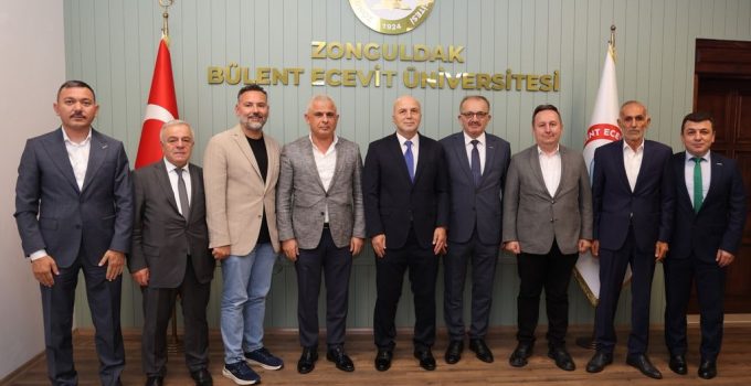 MÜSİAD Zonguldak Heyetinden Rektör Ulusoy’a Hayırlı Olsun Ziyareti