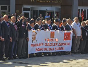 Gaziler Günü’nde Zonguldak’ta resmi tören düzenlendi