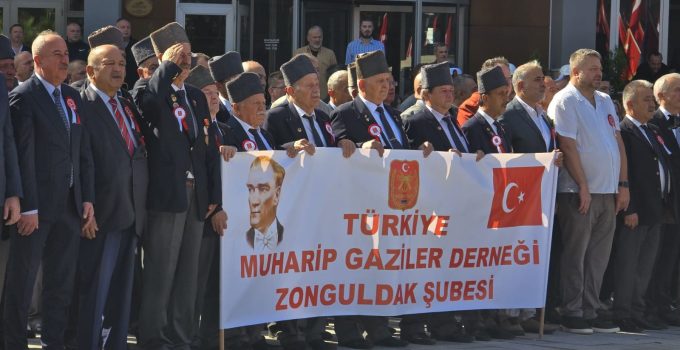 Gaziler Günü’nde Zonguldak’ta resmi tören düzenlendi