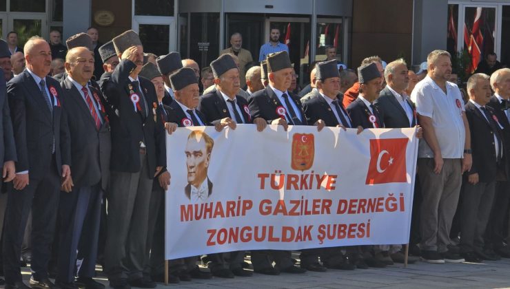 Gaziler Günü’nde Zonguldak’ta resmi tören düzenlendi
