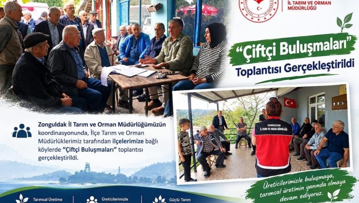 Zonguldak’ta çiftçilere destek ve ÇKS bilgilendirmesi