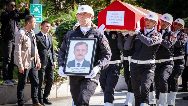 Vefat eden Zonguldak Vali Yardımcısı Muammer Balcı için tören düzenlendi