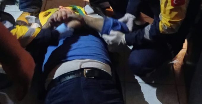 Zonguldak’ta üç kat düşen asansördeki kişi yaralandı