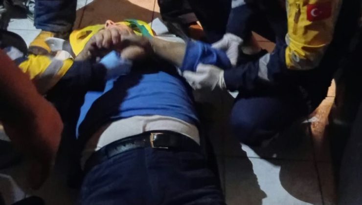 Zonguldak’ta üç kat düşen asansördeki kişi yaralandı