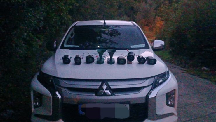 Zonguldak’ta yasa dışı avda kullanılan 9 ses cihazına el konuldu