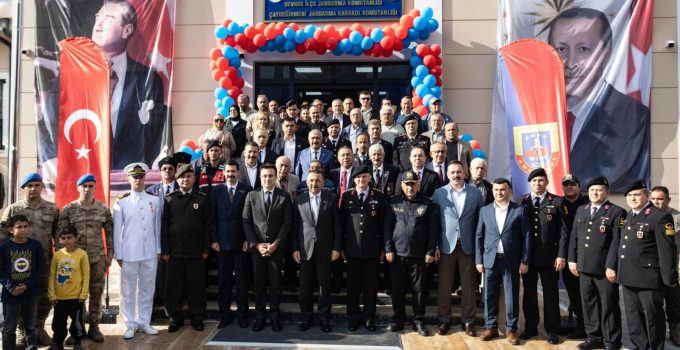 Çaydeğirmeni Jandarma Karakol Komutanlığı yeni hizmet binası törenle açıldı