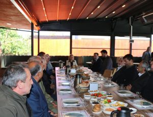 Kaymakam Şıktaş, emekli din görevlileri ve aileleriyle buluştu
