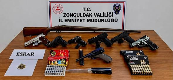 Zonguldak’ta silah operasyonu: 3 kişi tutuklandı
