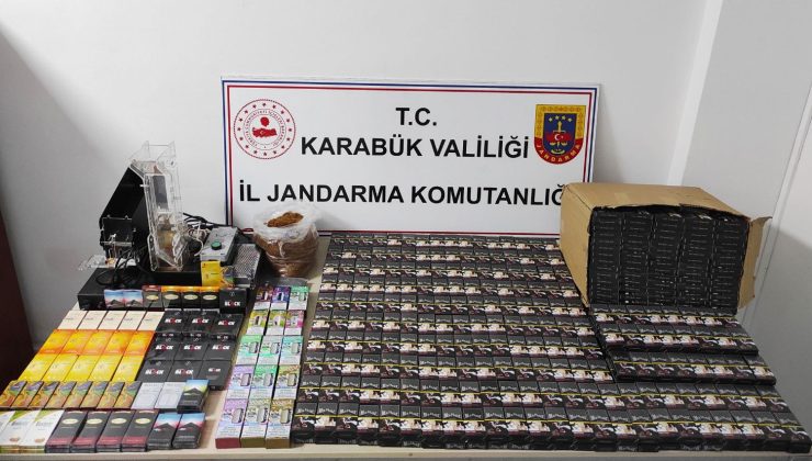 Karabük’te kaçak sigara operasyonu