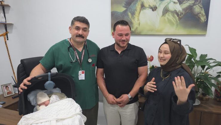 Acil serviste başlayan hikâye, bebeğin ismiyle taçlandı