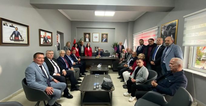 Başkan Tahsin Erdem’den Yeni Parti İl Yönetimine hayırlı olsun ziyareti