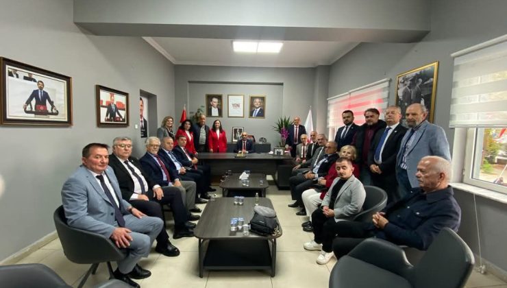 Başkan Tahsin Erdem’den Yeni Parti İl Yönetimine hayırlı olsun ziyareti