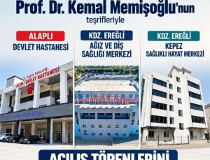 Zonguldak’ta 3 sağlık tesisi Bakan Memişoğlu’nun katılımıyla açılacak