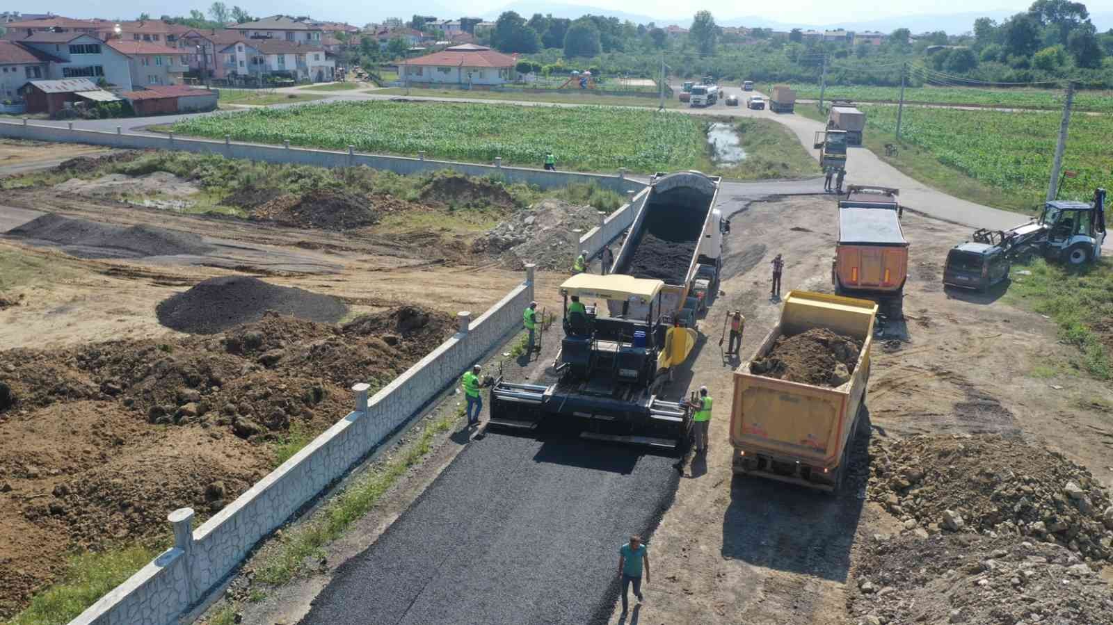 Düzce Belediyesi 44 bin ton asfalt serdi