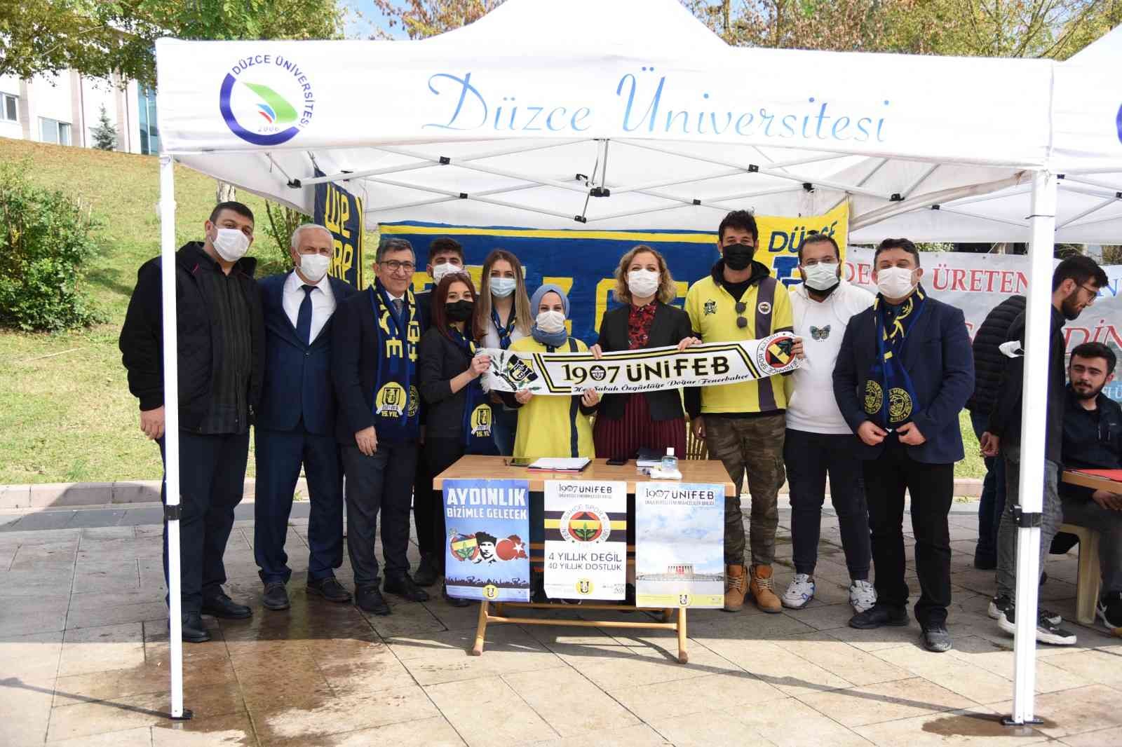 Düzce Üniversitesi öğrenci tanıtım günlerinde renkli görüntüler